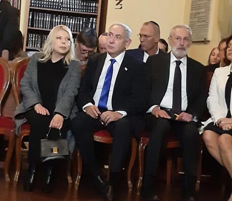 Netanyahu a Roma, 'in Israele divergenze, qui tutti fratelli' © ANSA