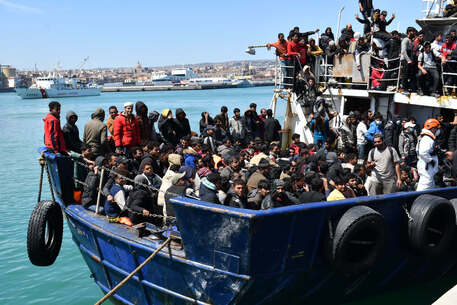 Traffico dei migranti in Tunisia (Archivio) © ANSA