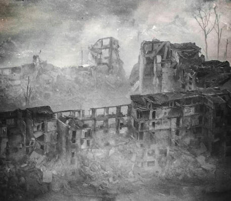 L'esercito di Kiev pubblica le foto 'dell'inferno a Bakhmut' © ANSA