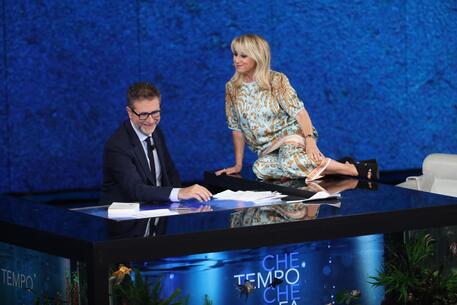 Fabio Fazio e Luciana Littizzetto durante una puntata di Che tempo che fa © ANSA