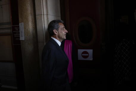 Nicolas Sarkozy al  suo arrivo alla Corte d'Appello di Parigi © EPA