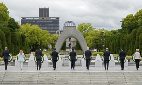 I leader del G7 al Museo della pace di Hiroshima © ANSA