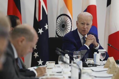 Il presidente Biden al vertice G7 di Hiroshima © EPA
