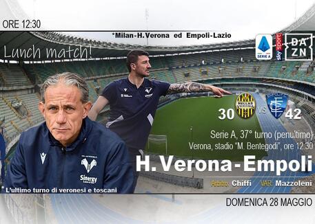 Serie A, Hellas Verona-Empoli (elaborazione) © ANSA