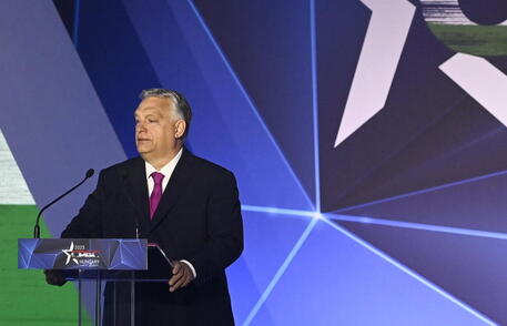 Il leader ungherese Orban © EPA