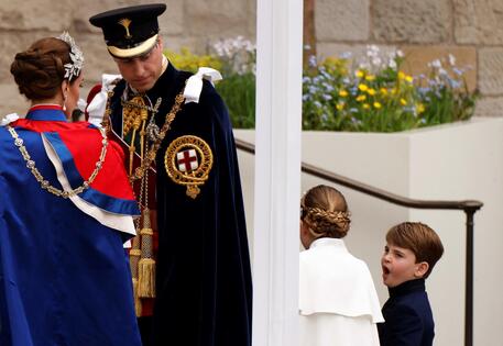 Catherine, principessa del Galles con i suoi figli, la principessa Charlotte e il principe Louis © AFP
