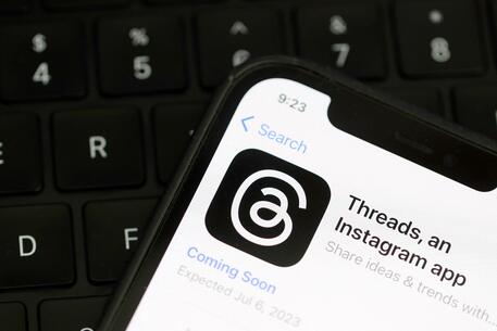 Il simbolo della app Threads © Getty Images via AFP