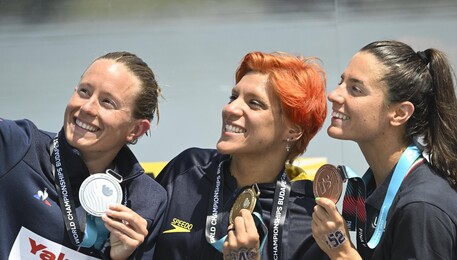 Mondiali di nuoto: Gabbrielleschi bronzo nella 5 km donne (ANSA)