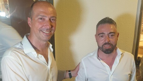 Chiavari: il sindaco Messuti con lo sfidante Bettoli (ANSA)