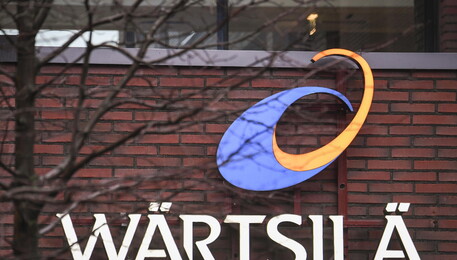 Il logo della compagnia Wartsila (ANSA)