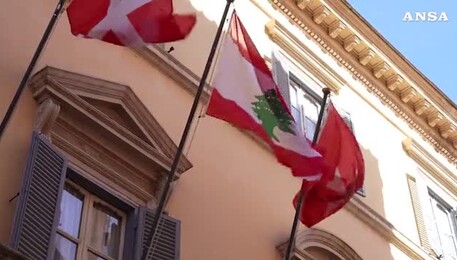 Libano-Ordine di Malta, il premier Mikati al Palazzo Magistrale a Roma (ANSA)