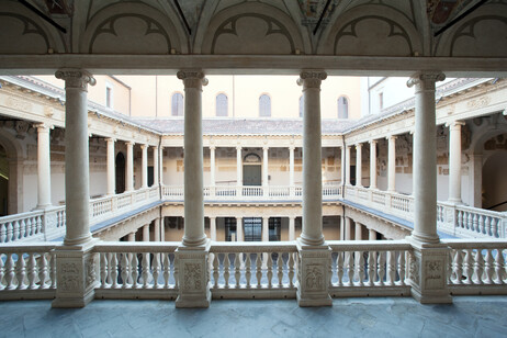 Il cortile antico di Palazzo del Bo, ph Massimo Pistore