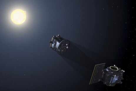 I due satelliti Proba-3 creano un’eclissi artificiale (fonte: ESA-P. Carril)