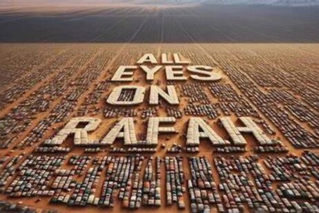 Virale sui social l'immagine 'All eyes on Rafah' creata con l'Ia