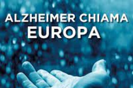 La locandina della campagna Alzheimer chiama Europa