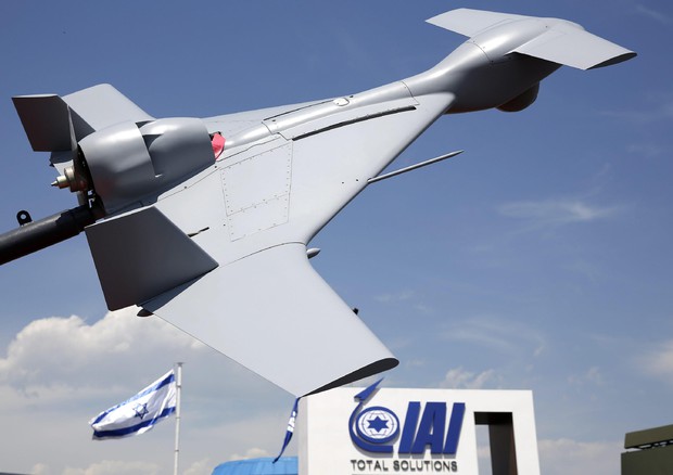 Un drone israeliano © ANSA 