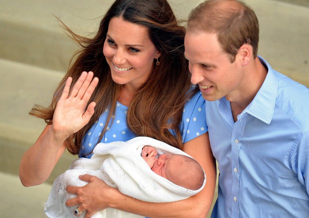 Le prime immagini del Royal Baby © EPA
