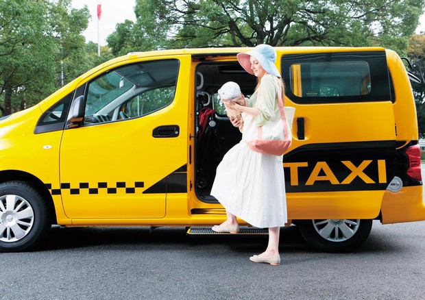 Il taxi Nissan NV 200 pronto a sbarcare in Giappone © ANSA