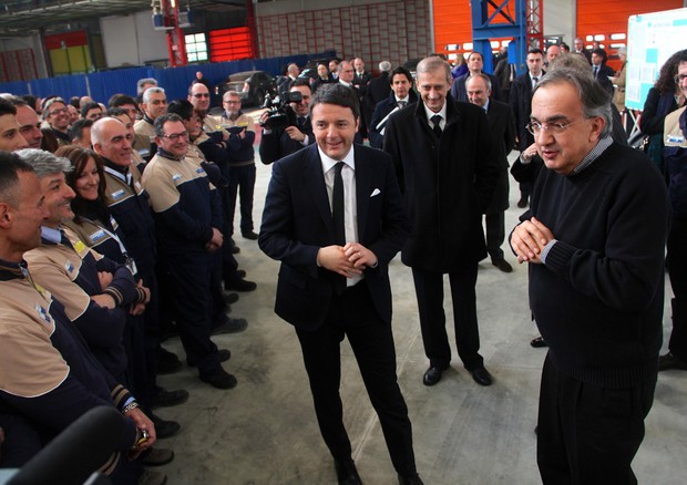 Fca: Renzi, gasatissimo dai progetti di Marchionne © ANSA