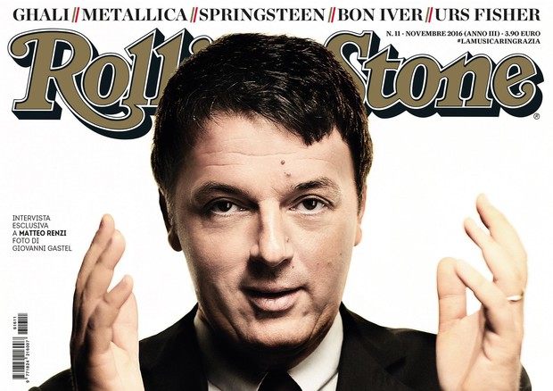 Renzi in copertina 'Rolling Stone', io anti rockstar (foto: ANSA)