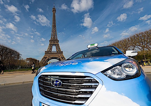 Nuova flotta di 60 taxi a idrogeno per la città di Parigi © Hyundai