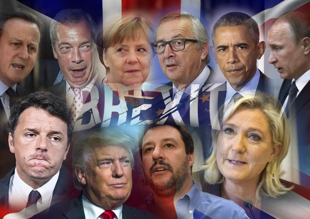 Brexit, una combo con vari rappresentanti politici e istituzionali © ANSA