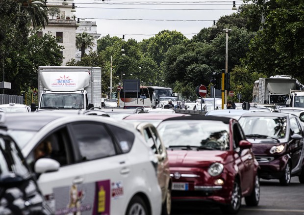 Roma: decima al mondo per traffico, seconda per ore in auto © ANSA