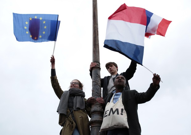 Da vittoria Macron ultima chance per salvare l'Ue (foto: AP)