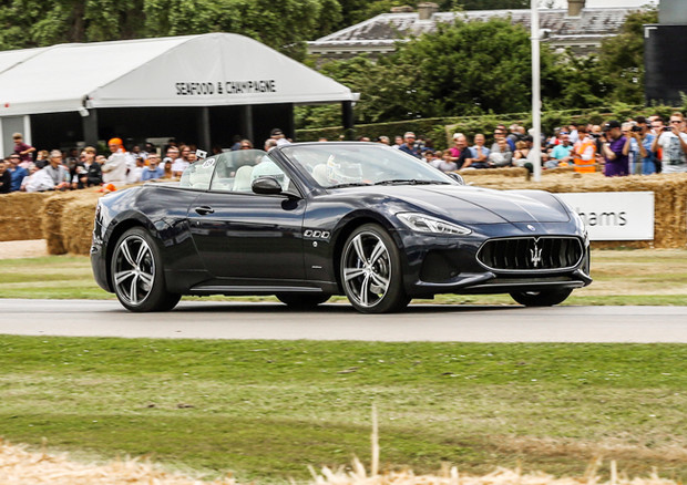 Nuova Maserati GranCabrio debutta sulla pista di Goodwood © Maserati Press