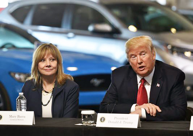 Finita 'business story' tra Mary Barra e il Presidente Trump © Detroit News