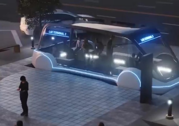 Elon Musk, bus sotterranei da 200 km/h in futuro trasporti © ANSA