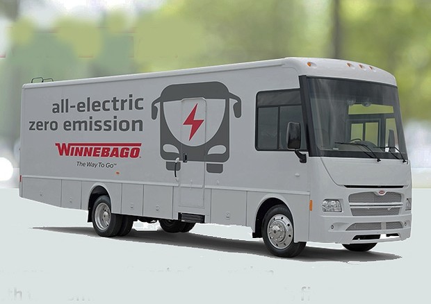 Winnebago utilizza telai trasformati in mezzi 100% elettrici da uno specialista Usa © Winnebago