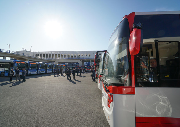 Campania: consegnati primi 150 bus nuovi a aziende trasporto © ANSA