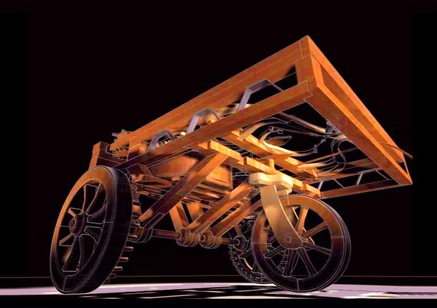 L'auto autonoma nasce 541 anni fa grazie a Leonardo da Vinci © Istituto e Museo di Storia della Scienza - Studioddm