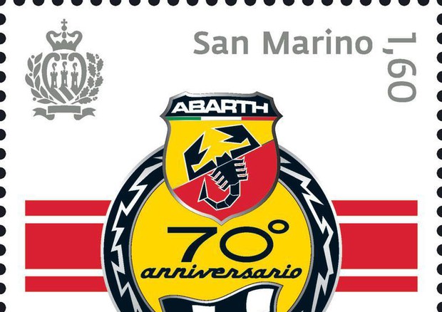 Auto: francobollo S.Marino celebra 70 anni Abarth © ANSA