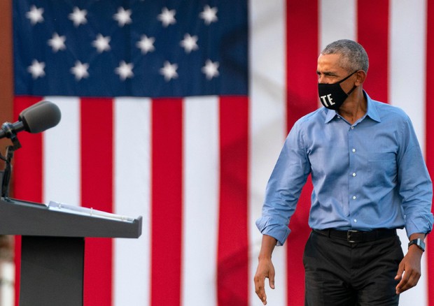 L'ex presidente Usa Barack Obama (foto: AFP)