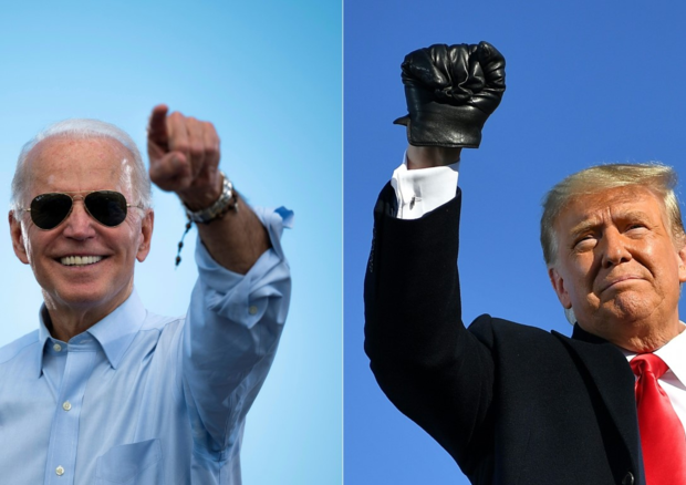 Usa 2020, Trump e Biden (foto Afp) (foto: Ansa)