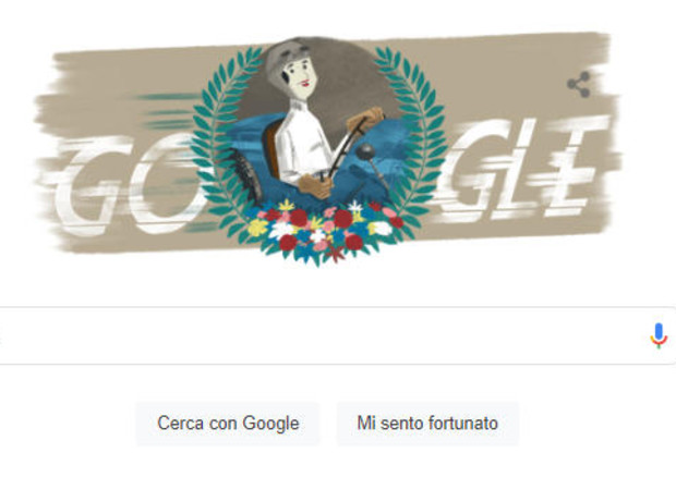 Elisabeth Junek celebrata da Google con un Doodle © Ansa