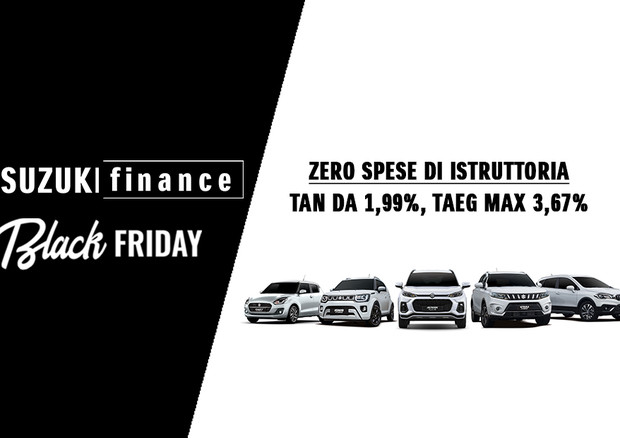 Suzuki, il Black Friday con finanziamenti Agos © ANSA