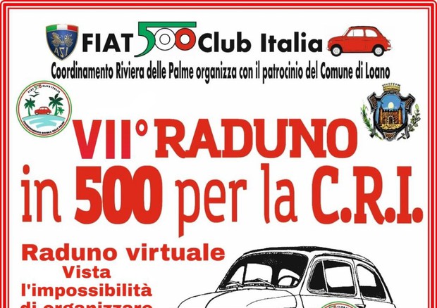Fiat 500, il club italiano per la Croce Rossa © ANSA