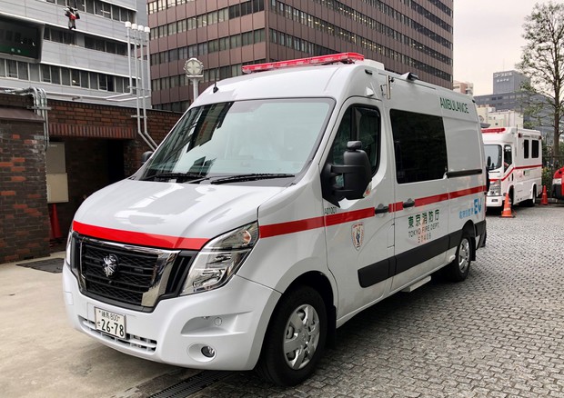Nissan, un'ambulanza elettrica per Vigili del Fuoco a Tokyo © ANSA