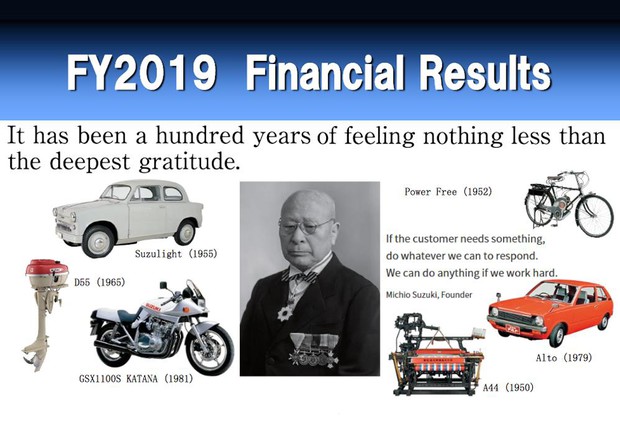 Suzuki chiude in calo esercizio 2019, fatturato -9,9% © Suzuki