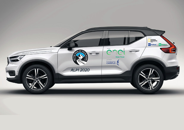 Volvo assicura mobilità green alla spedizione Alpi 2020 © Volvo Press