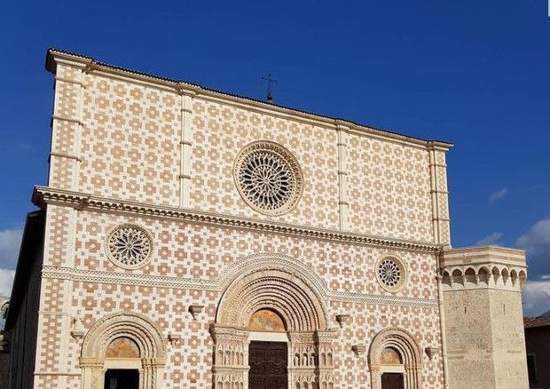 L'Aquila, la Basilica di Santa Maria di Collemaggio © ANSA