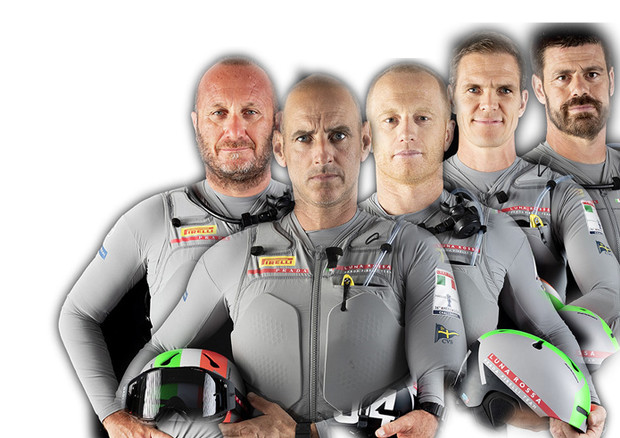 Da sinistra: Max Sirena, Francesco Bruni, James Spithill, Pietro Sibello, Gilberto Nobili (foto: SAILY)