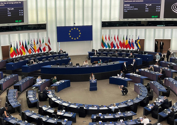 L'emiciclo del Parlamento Ue a Strasburgo (foto: ANSA)