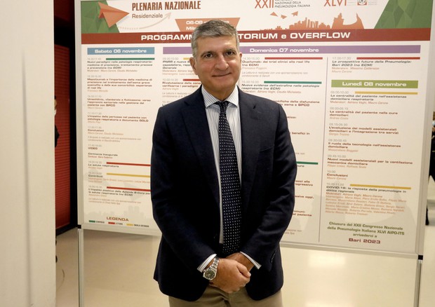 Sergio Harari al ventiduesimo Congresso Nazionale della Pneumologia Italiana © ANSA
