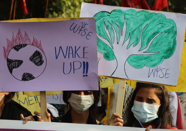 Proteste sul cambiamento climatico (archivio)© EPA>