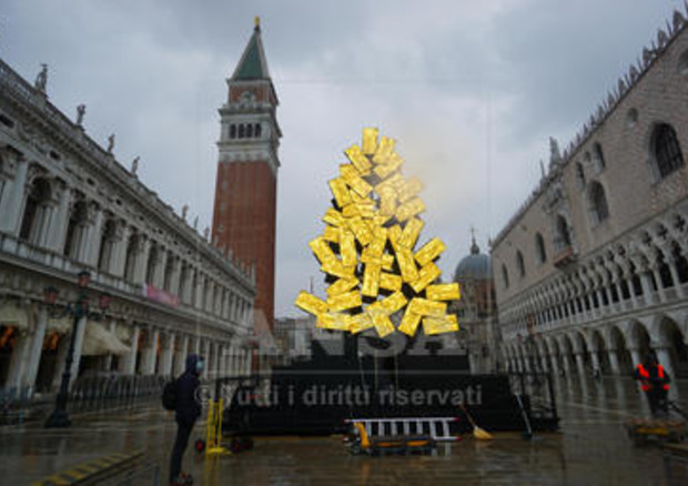 Venezia, un Natale di luci per festeggiare 1.600 anni di storia © Ansa