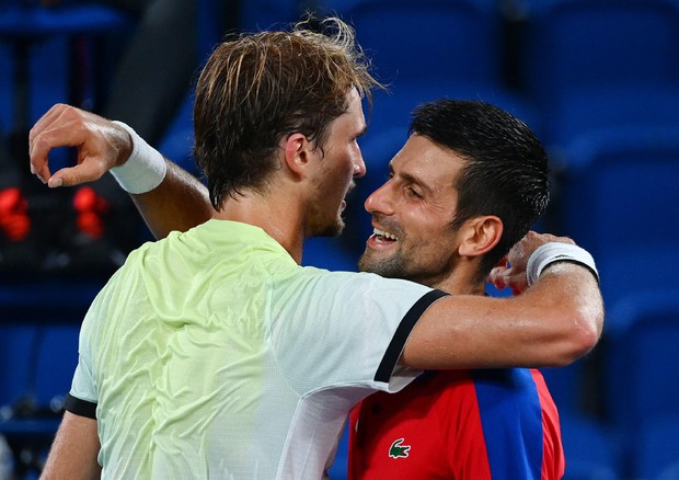 Tokyo: tennis, Djokovic sconfitto in semifinale da Zverev (foto: AFP)